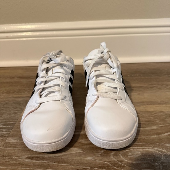 Adidas GRAND COURT 2.0 SHOES White Black Kid's Size 5.5 - Picture 3 of 11